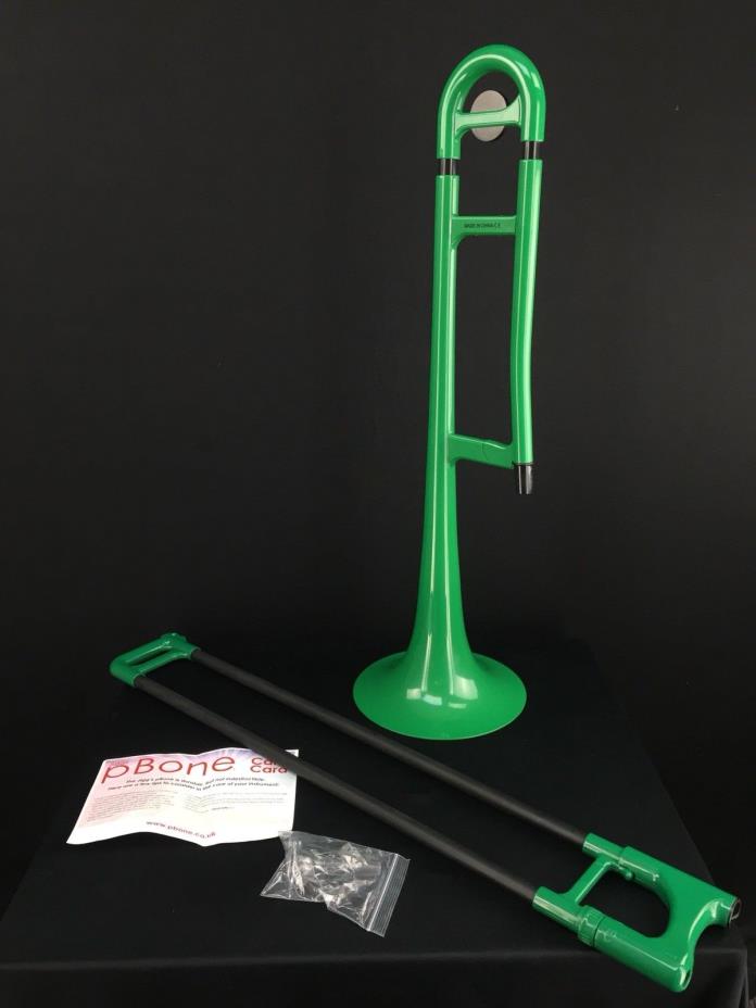 Jiggs pBone Plastic Trombone With Gig Bag (Green)