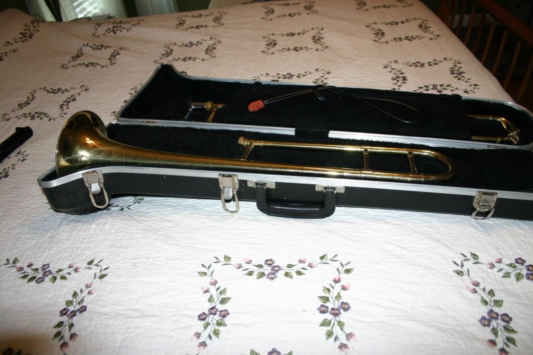 Bundy Selmer USA Trombone With Case and Mouthpiece