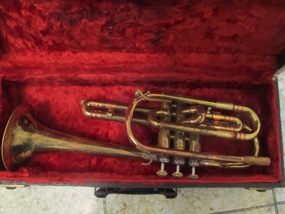 Getzen Super Deluxe Cornet Tone Balanced Circa 1950s-60s