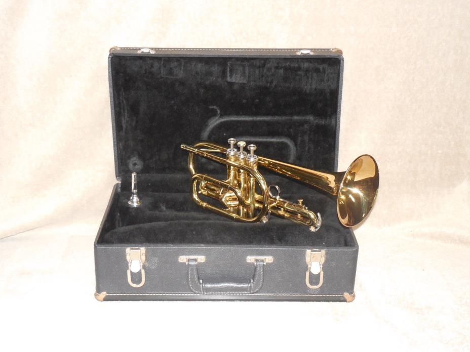 King Tempo Cornet, mdl 602 USA, Great Finish, Nice Benge 5C MP