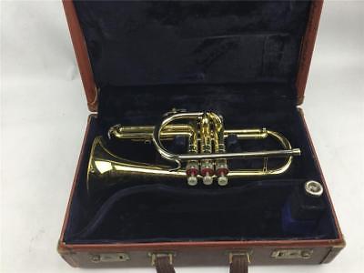 Conn Connquest Cornet Made In USA Serial # E49750 With Original Case