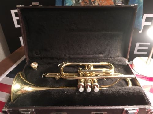 Yamaha YCR 2310 Cornet and Case Made In Japan Vintage Brass Horn