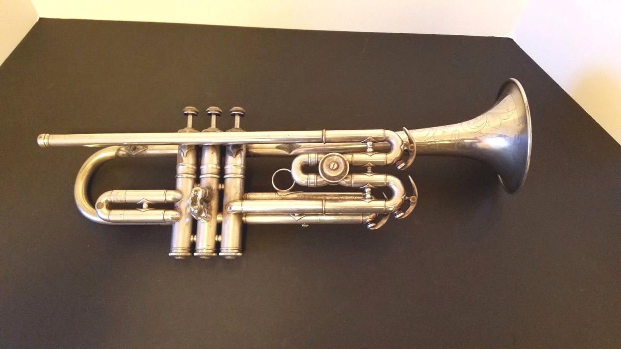 VINTAGE 1920's C.G. CONN 18B - B-FLAT & C TRUMPET (S/N: 251763)