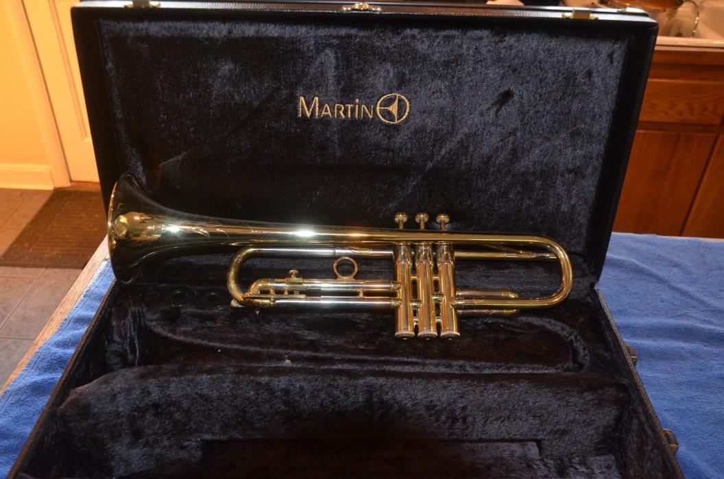 Martin Committee Deluxe Professional Trumpet #2 MEDIUM BORE VERY NICE! SN 199380