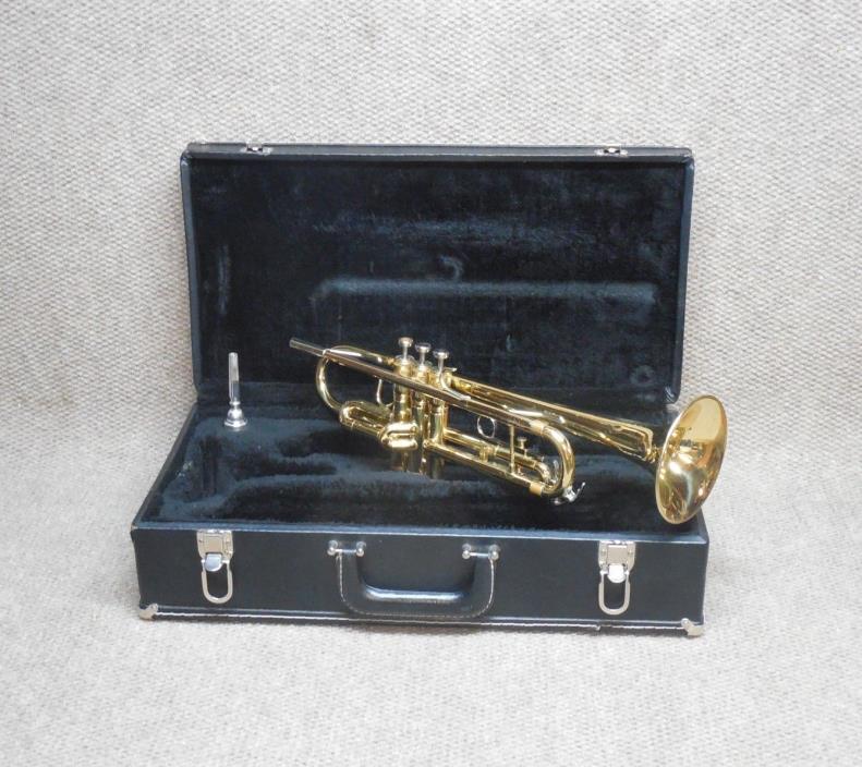 King 601 USA Trumpet w/ Yamaha MP - Great Valves - Ready to Play