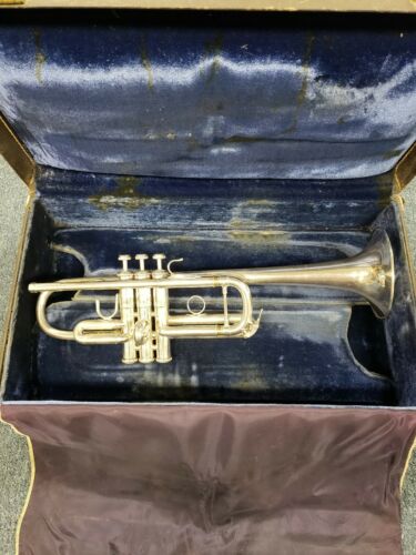 Bach Stradivarius Model 229L Silver C Trumpet.  CL 59871, L Bore, Early 1970s.