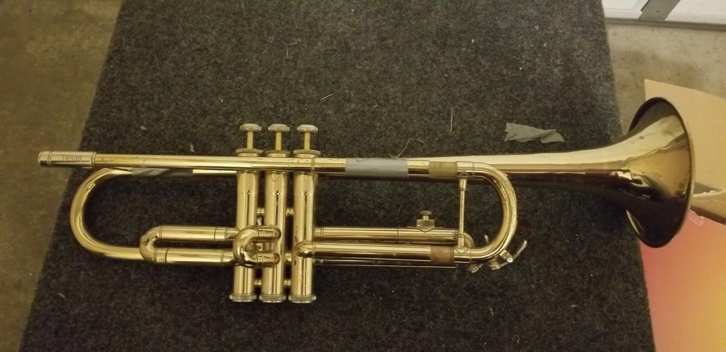 Used Bach TR300 trumpet - Needs work; For repair