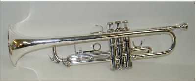 Bach Mercedes Intermediate Bb Silver Trumpet 1976-1977 Sounds Beautiful NICE!