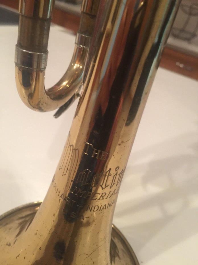 MARTIN IMPERIAL TRUMPET   ELKHART INDIANA
