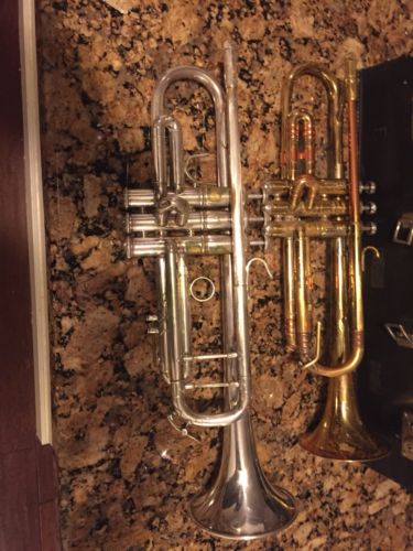 Bach Stradivarius Model 37 ML Trumpet W Extras 1985
