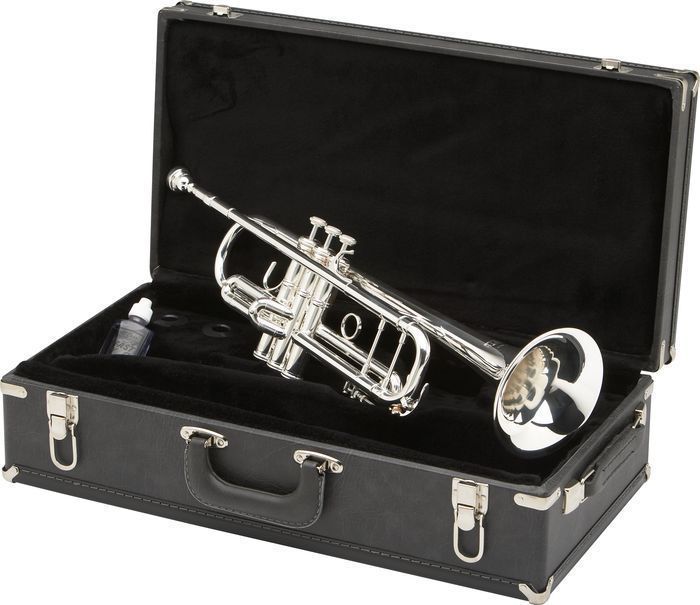 NEW BLESSING BTR-1580S PROFESSIONAL Bb SILVER TRUMPET.  ( MADE IN USA )