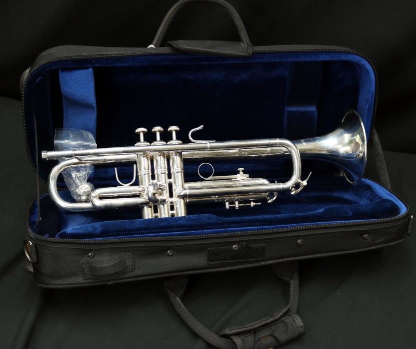 BACH OMEGA SILVER TRUMPET {GREAT STEP UP HORN} SERVICED BY PROS 08-10-18