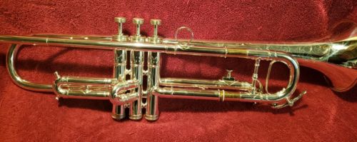 1920's MARTIN HANDCRAFT DANSANT TRUMPET WITH NEW SILVER PLATE