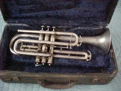 Vintage American Band Inst. Cornet, Very Good Condition. Grand Rapids Mich