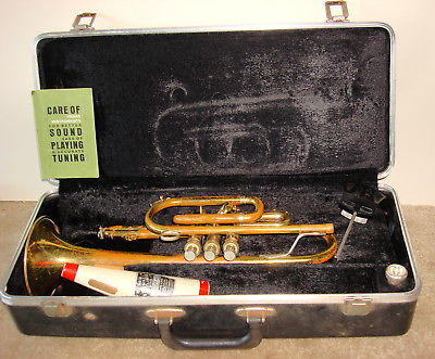 Signet Brand Cornet 60927 Mid 1970's Play Ready W/ Hardcase & Mute