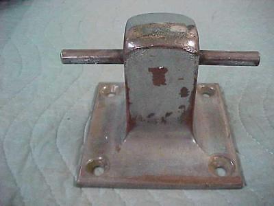 Vintage Wood Boat Hardware Square Cleat/Tie Down Chrome Brass Chris Craft?
