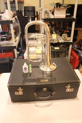 Vintage Couesnon Paris Monopole Star Flugelhorn with Case - Excellent! ~