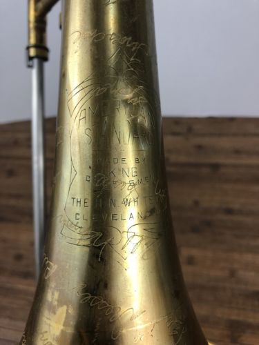 Vintage H. N. White American Standard Trombone by King Craftsman W/ Mouthpiece