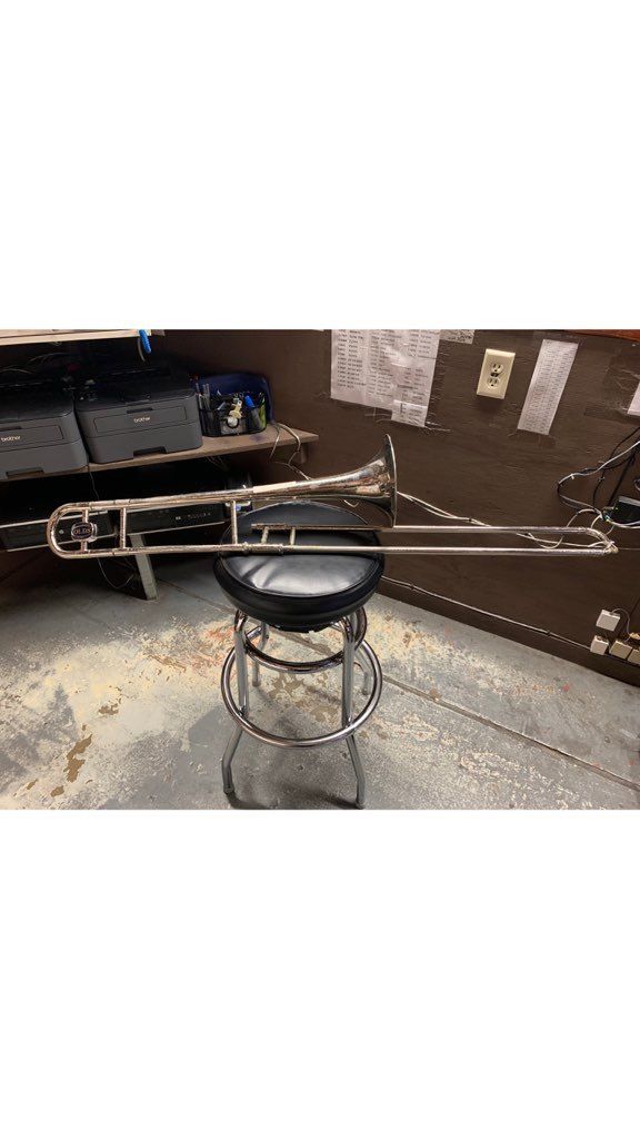 *VINTAGE  OLDS SPECIAL TROMBONE F E OLDS AND SON FULlERTON CALIF.768875