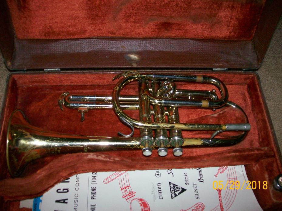 Vintage Cornet, The H.N. White Company, Cleveland OH Made by King Craftsmen