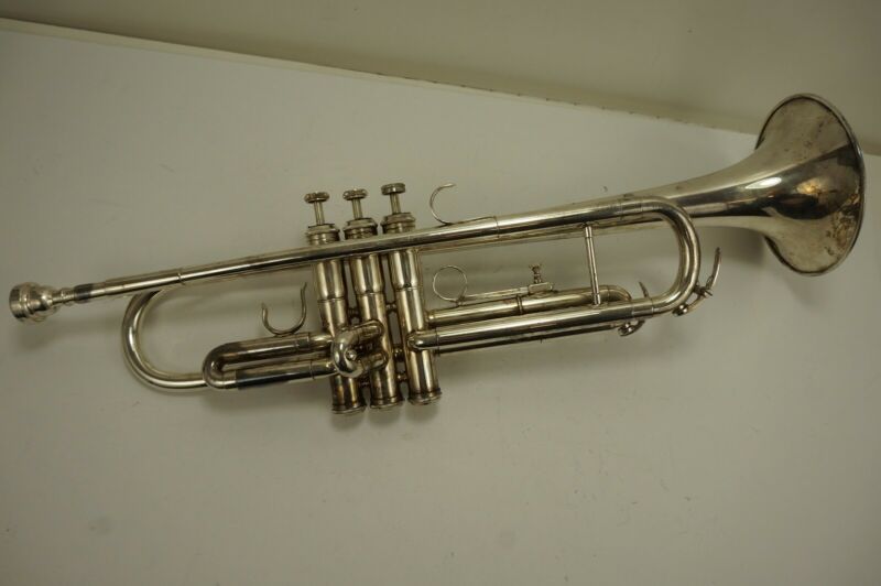 Vintage Besson London 1000 Silver Tone TPT-7C Trumpet