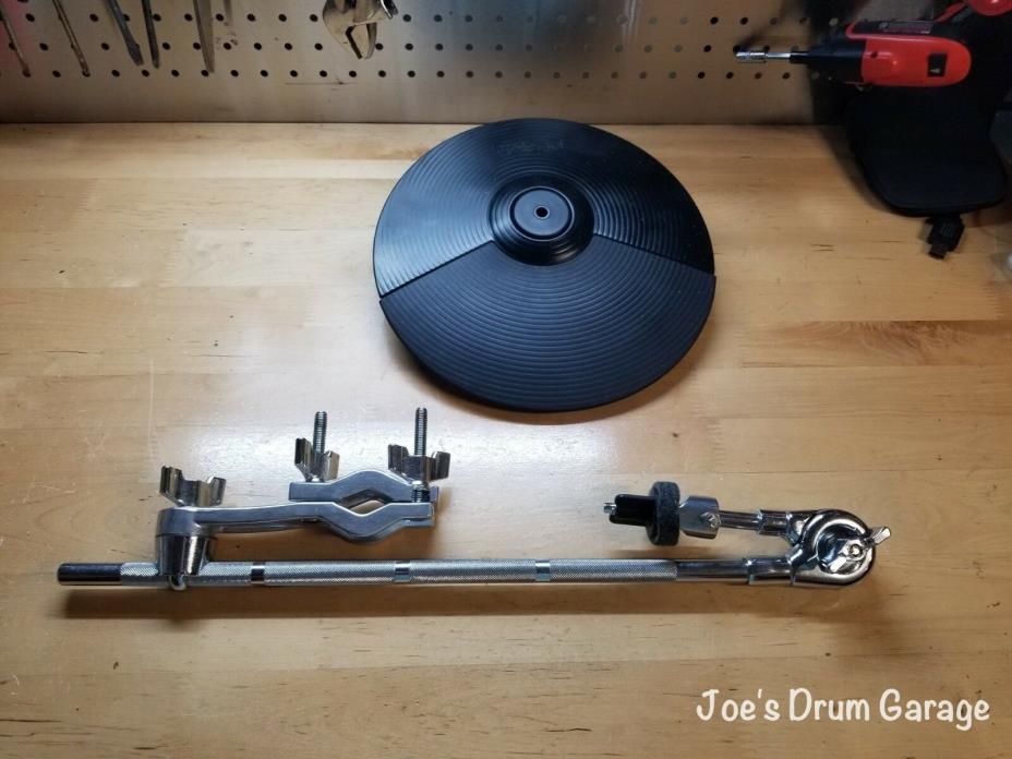 Roland CY-5 Dual Trigger Cymbal Pad w/Cymbal Arm & Clamp MX36626