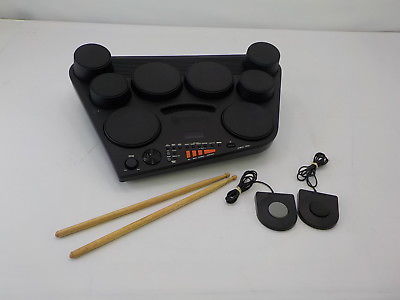 Yamaha DD75 Portable Digital Drums with 2 Pedals and Drumsticks