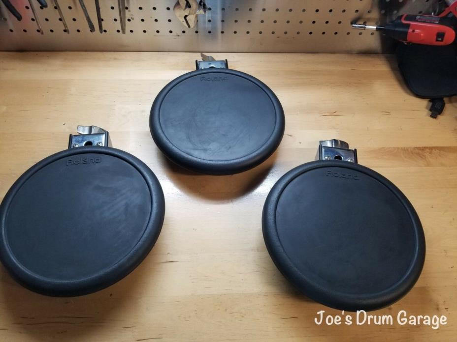 Roland PD-8 Dual Trigger V-Drum Pads 3 Pack HX36013, HX36006, & HX35999