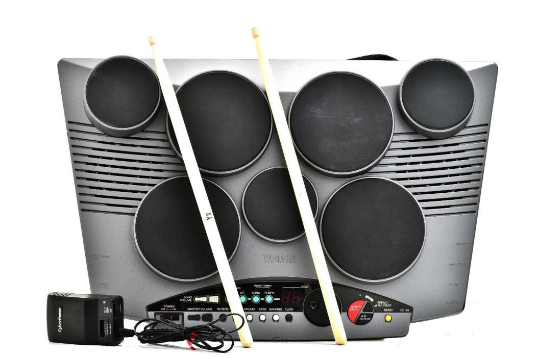 Yamaha DIGITAL DRUM PRO DD50 DD-50 + AC POWER ADAPTER & STICKS