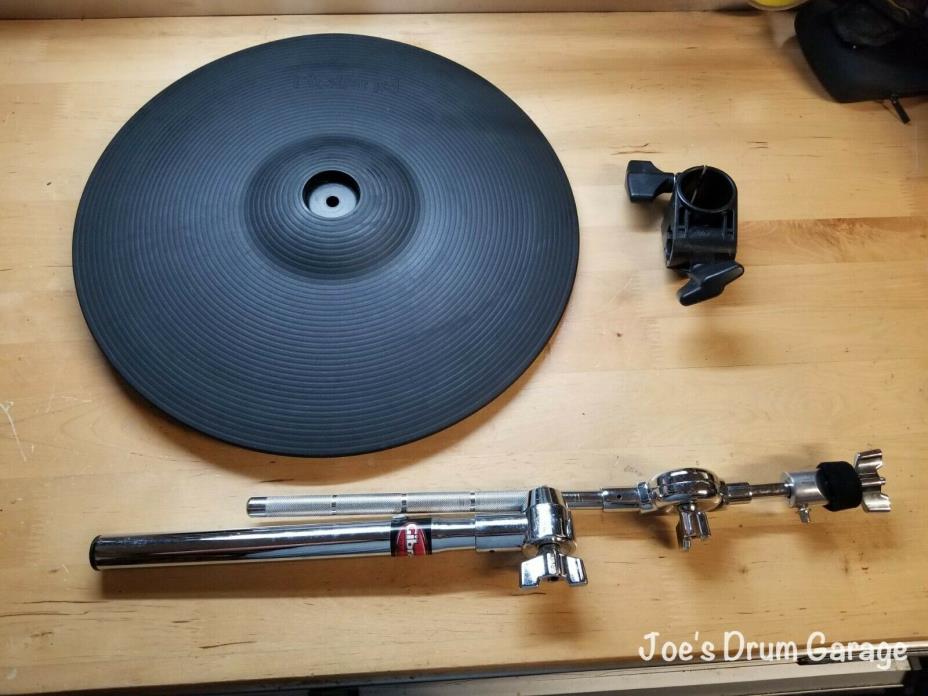 Roland CY-15R 3 Way Trigger V-Cymbal Ride V-Drum w/Cymbal Arm and Clamp BS90006