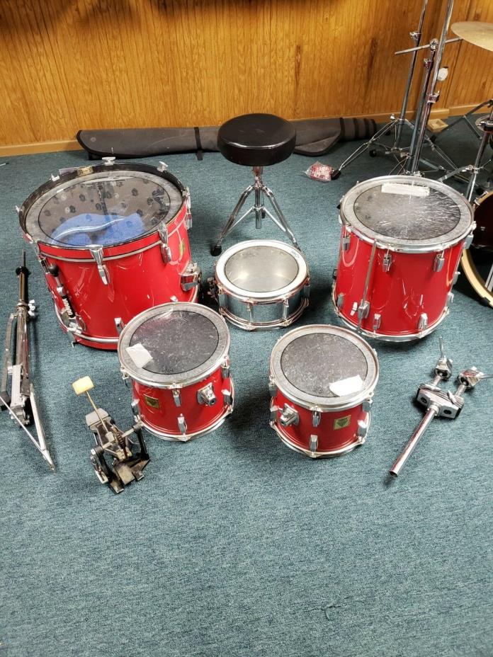 Yamaha Power V 5 Piece Drum Kit w/ Hi-Hat Stand & Stool