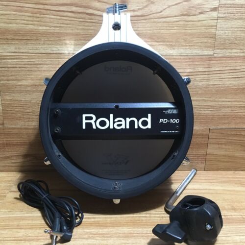 Roland PD-100 Electronic Drum Pad Mesh Head w/ Original  Hardware V-Drums