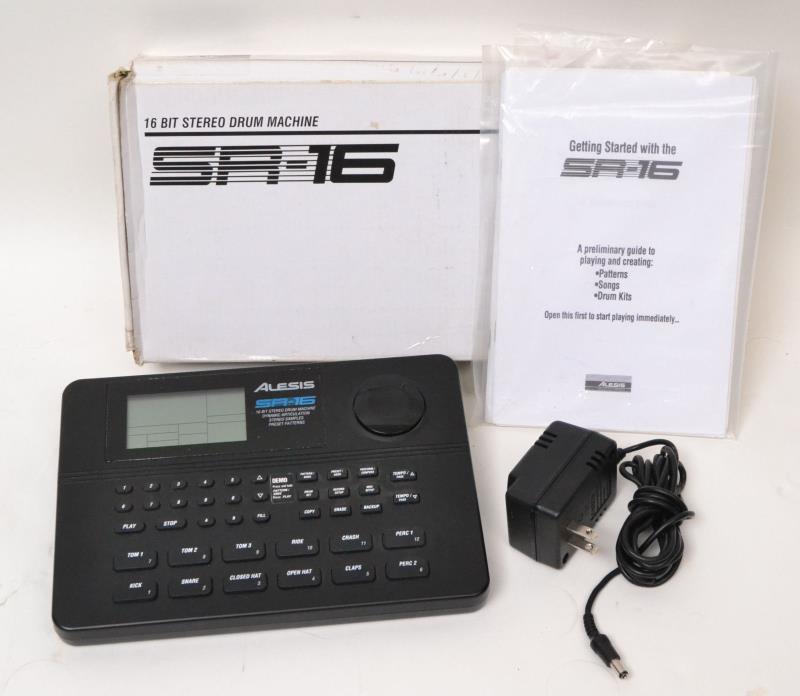 Alesis SR16 Classic Electronic Drum Machine In Box - EXCELLENT!