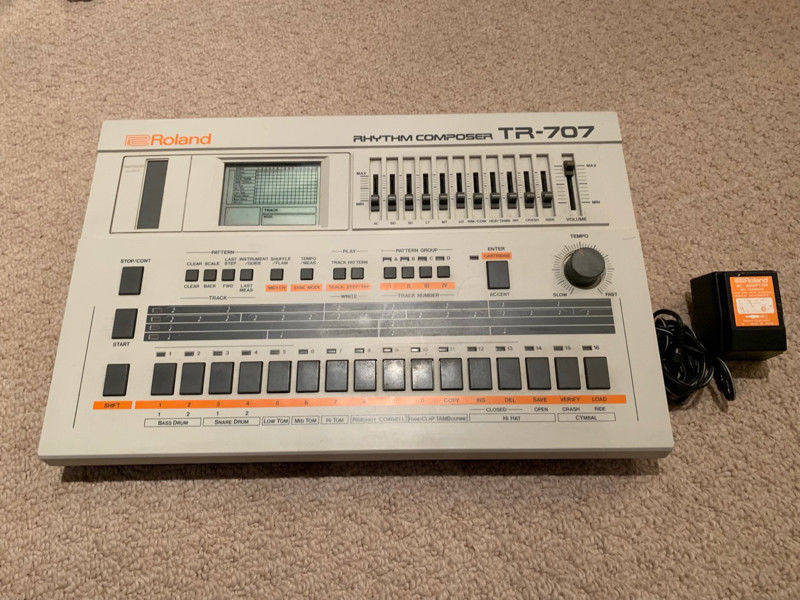 Roland TR-707 Rhythm Composer Drum Machine