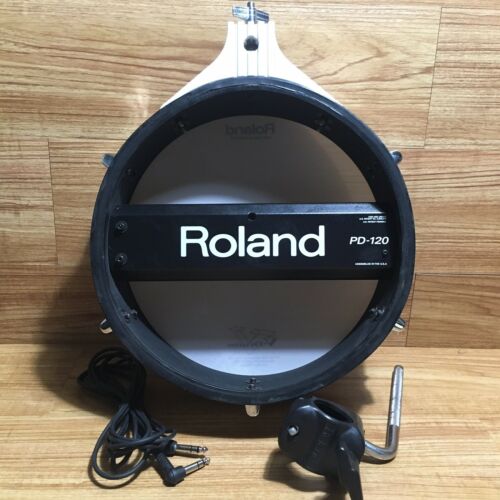 Roland PD-120 V-Drum White w/ Original Roland Hardware  pd120 V-Drums