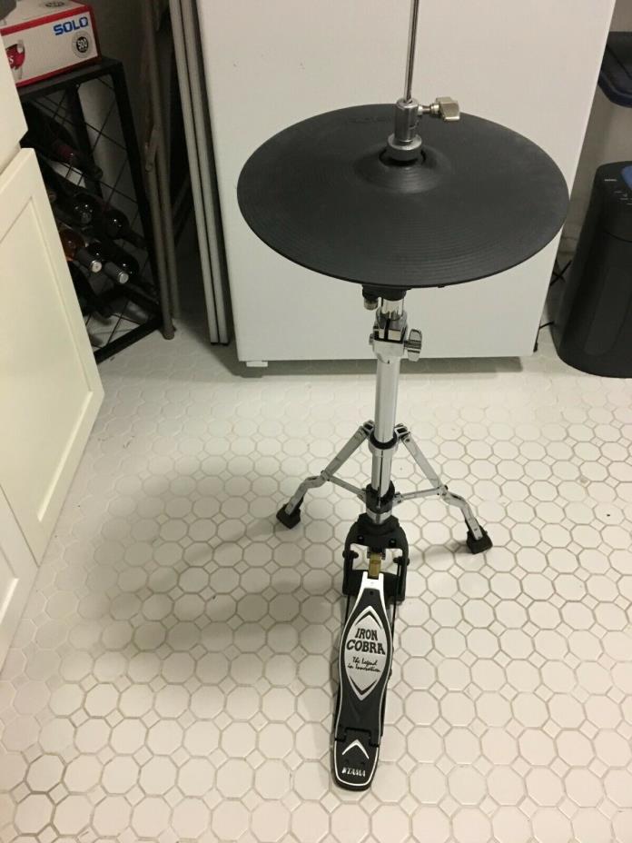 Roland VH-11 V-Hi-Hat V-Drums Hi Hat Cymbal + Tama Iron Cobra HH905 Hi Hat Stand