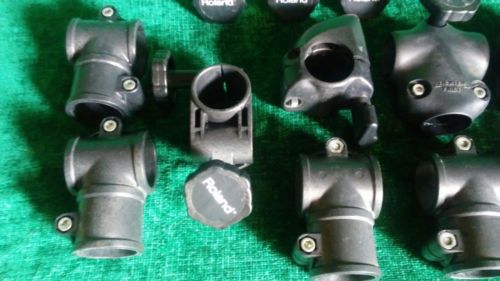 Roland V Drum Clamp and Mounts T-leg Right angle Clamps