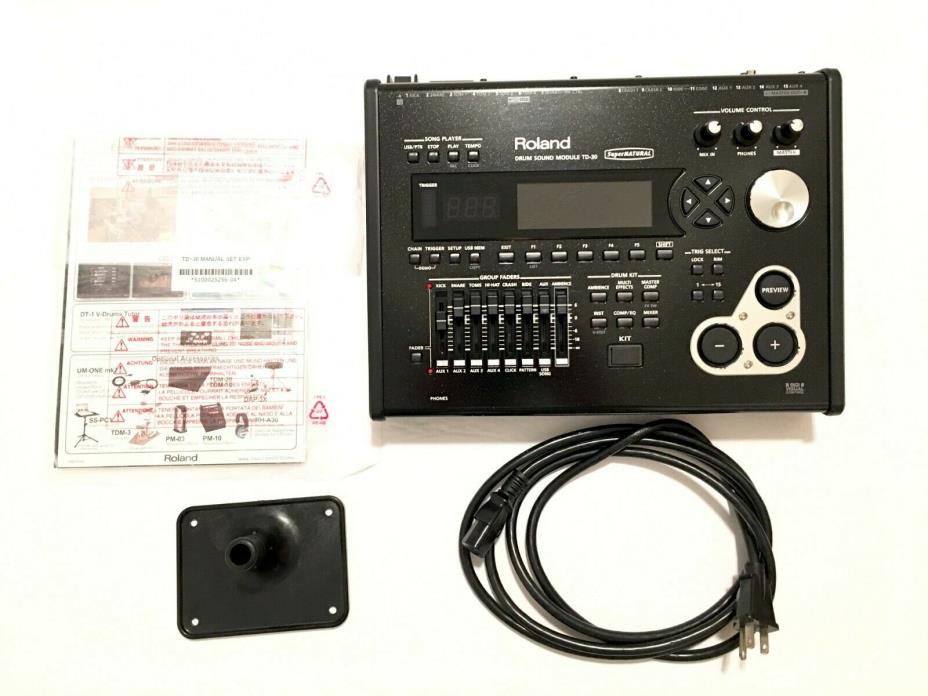 Roland TD-30 Electronic Drum Sound Module **Excellent Condition**