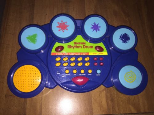ELECTRONIC RHYTHM DRUM PAD RHYTHM SOUND MACHINE PERCUSSION SNARE,TOM & BASS