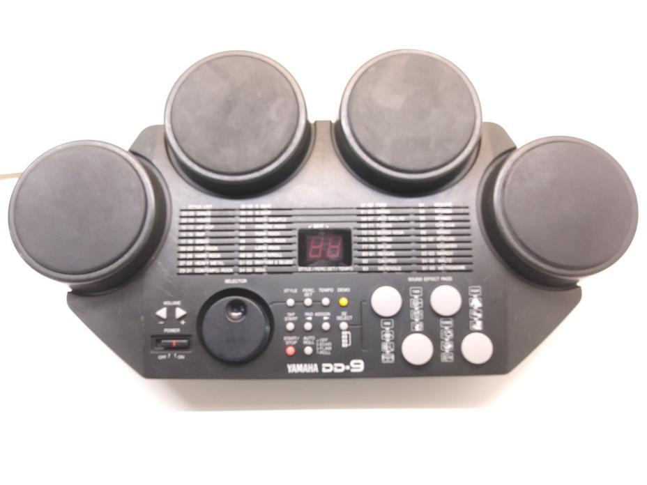 Yamaha DD-9 Digital Percussion Electronic Drum Sounds Effects Kit Used Tested