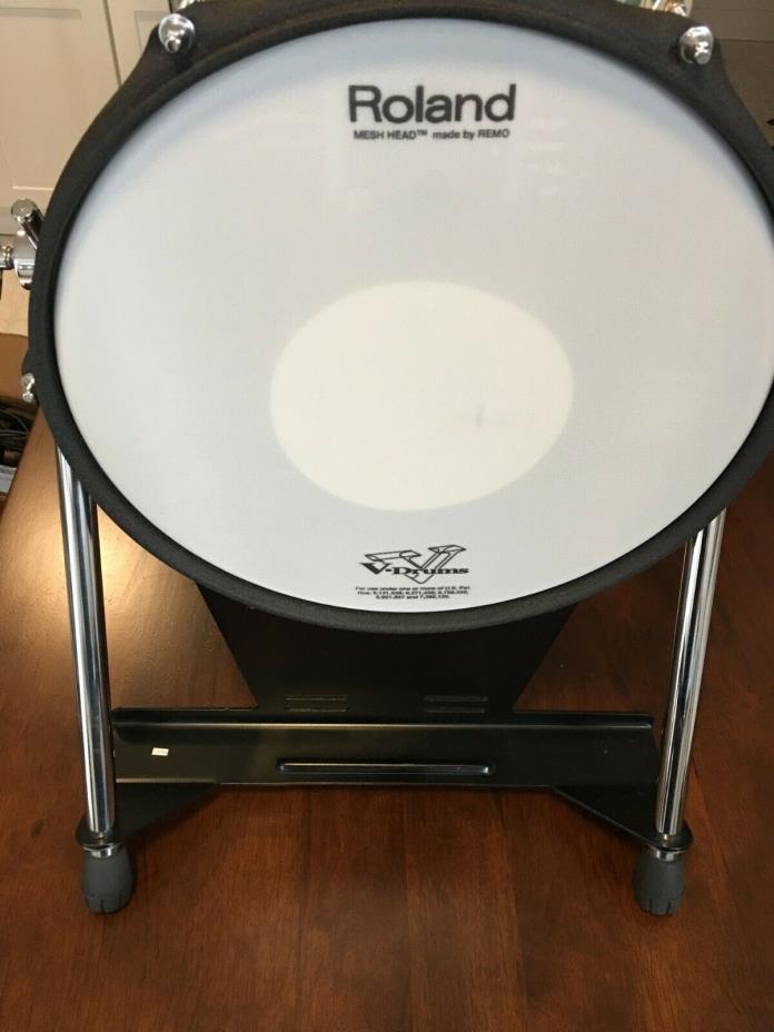 Roland KD-120 Kick Bass Drum Trigger KD120 BLACK Vdrum - Barely Ever Used Mint!