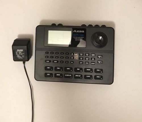 Alesis SR-16 SR16 24 Bit Stereo Drum Machine, Good Condition W/ Original Adaptor