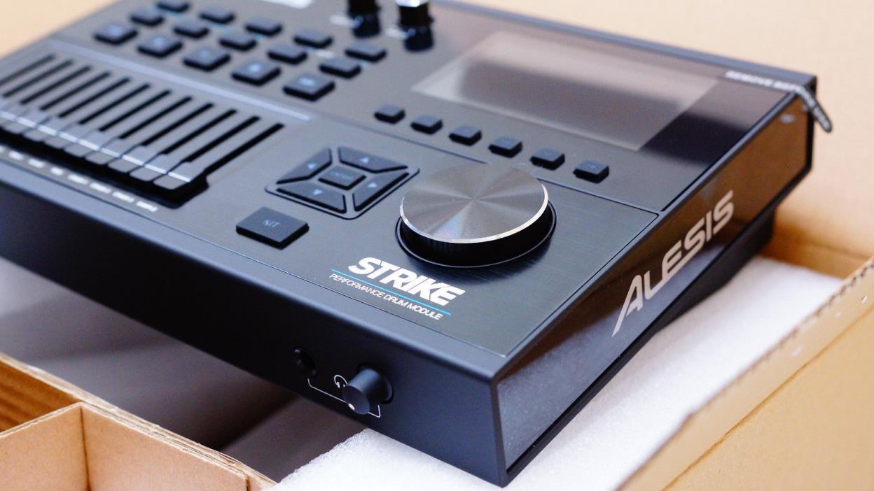 NEW Alesis Strike Pro Drum Module with Mount,    New in Box