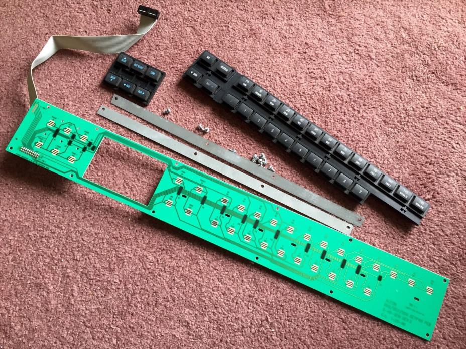 Alesis QS-8 6 7 Keyboard Keypad Printed Circuit Board Membrane Mounting Brackets