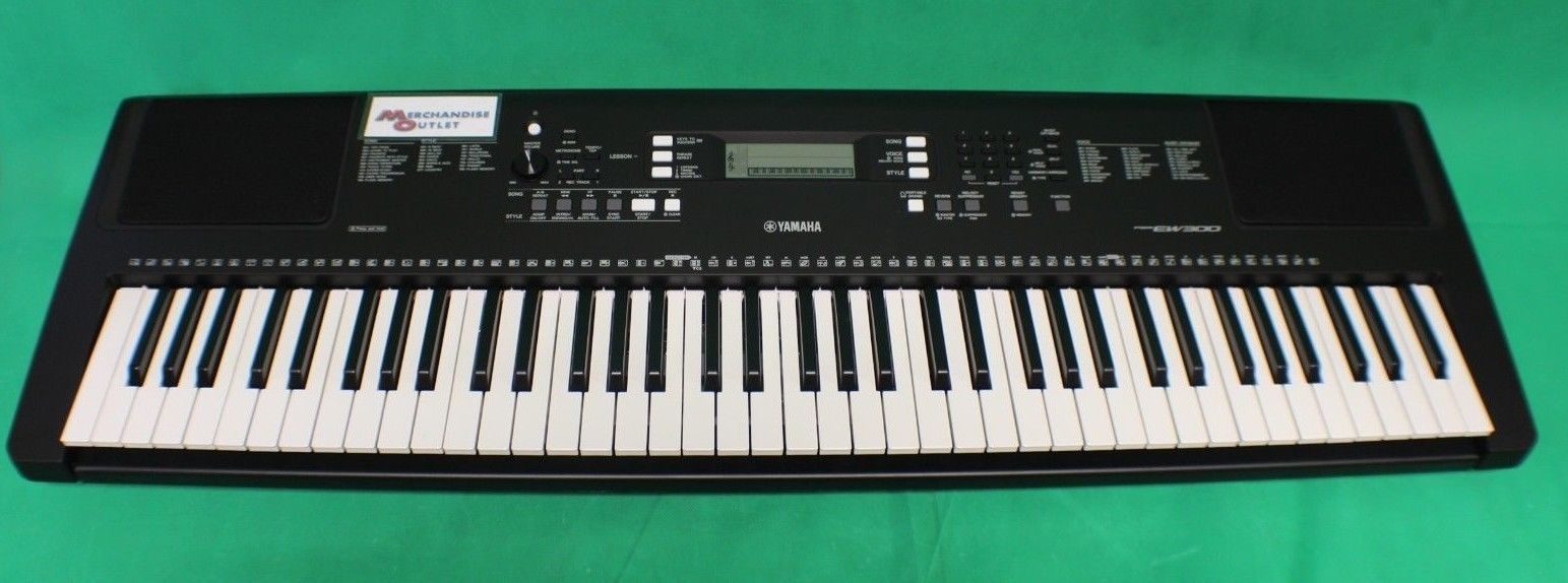 Yamaha - PSR-EW300 SA 76 Keyed Keyboard With Stand