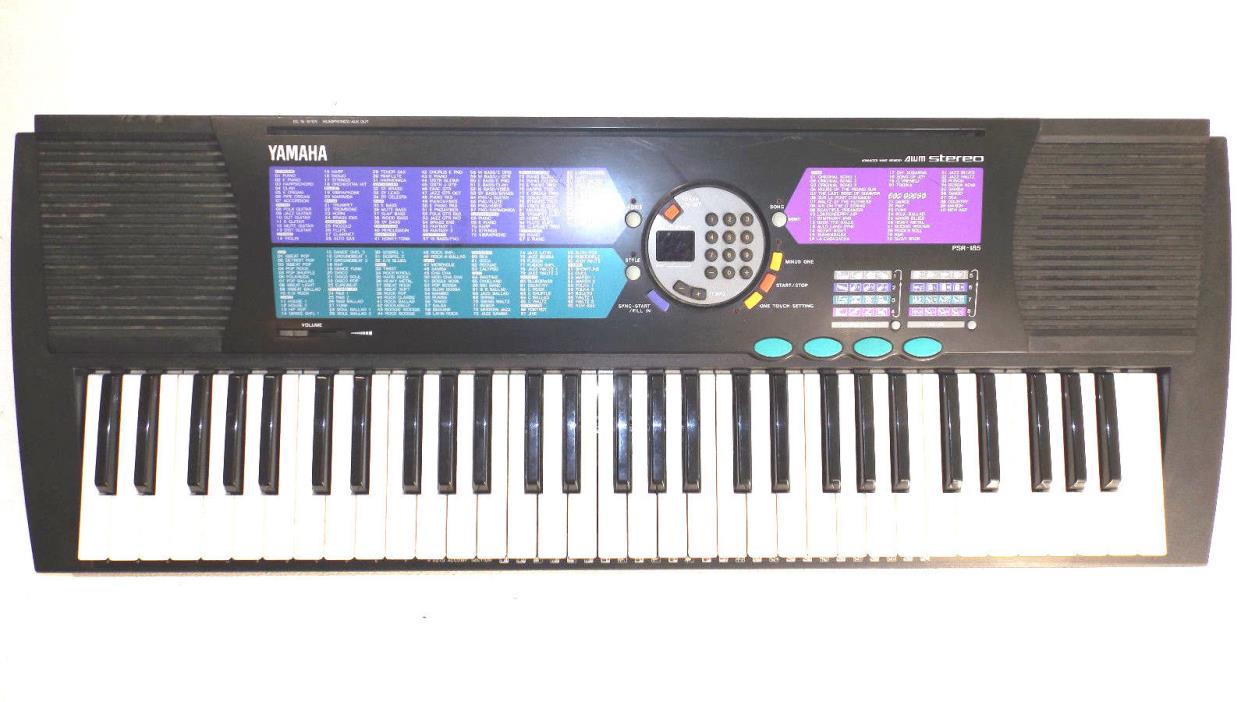 Yamaha PSR-185 Keyboard with Sound Effects and with Keyboard Demo