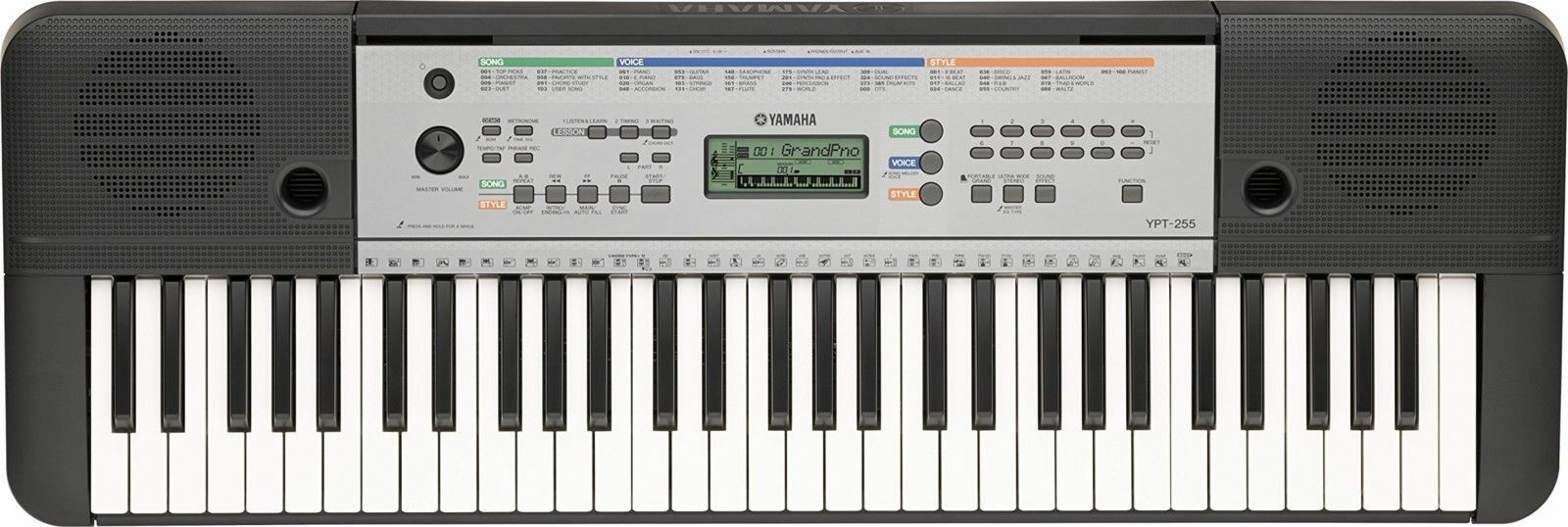 Yamaha YPT255 61 Full Size Key Personal Keyboard