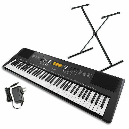 YAMAHA PSR-EW300 76 KEY TOUCH-SENSITIVE KEYBOARD WITH X-STAND AND POWER ADAPTER