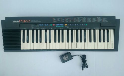 Yamaha PSR-2 49-Key Electronic Keyboard w/ Power AC Adaptor