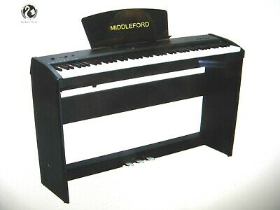 Middleford Hammer action Digital piano Keyboard 88 keys many sounds with case